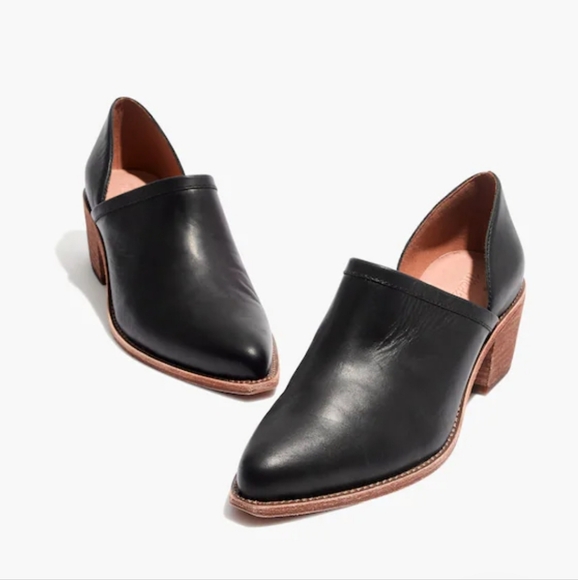 The Brady Lowcut Bootie By Madewell -  Size 9 - Black - Picture 1 of 12